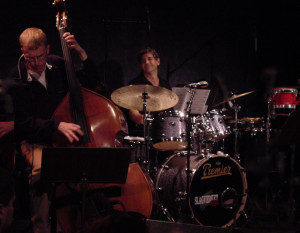 Hans and Danny Gottlieb at Jazzclub Fasching, Stockholm 2001. Photo: Jan Backenroth