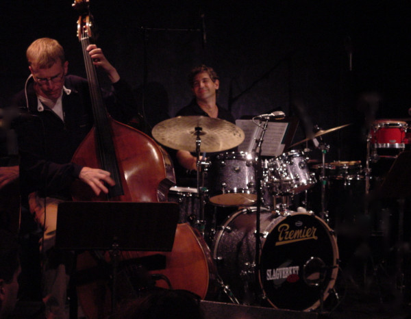 Hans and Danny Gottlieb at Jazzclub Fasching, Stockholm 2001. Photo: Jan Backenroth