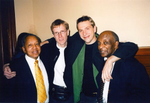 Ronnie Gardiner, Hans, Carsten Dahl and Ed Thigpen in Stockholm 2001