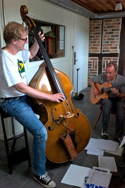 Jacob Fischer/Hans Backenroth duo at Ystad Sweden Jazz Festival 2011. Photo: Lasse Seger