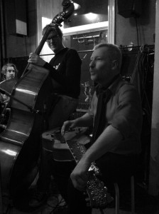 Peter Almqvist Trio. Paul Svanberg, Hans and Peter at Glenn Miller Café 2011
