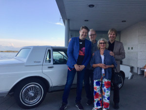 Molde Jazz Festival celebrates Karin Krog 80-Years: Kristian Leth, Hans, Karin and Jan Lundgren in Molde, Norway 2017