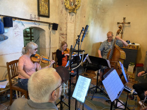 Recording with Per-Ove Kårfors & Gentle String Quartet, summer 2020